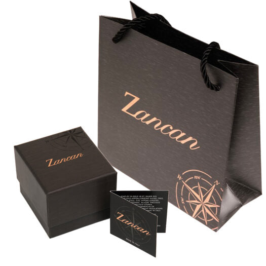 ZANCAN Men's Bracelet in Steel and Onyx, with Rose Gold Details - UHB132