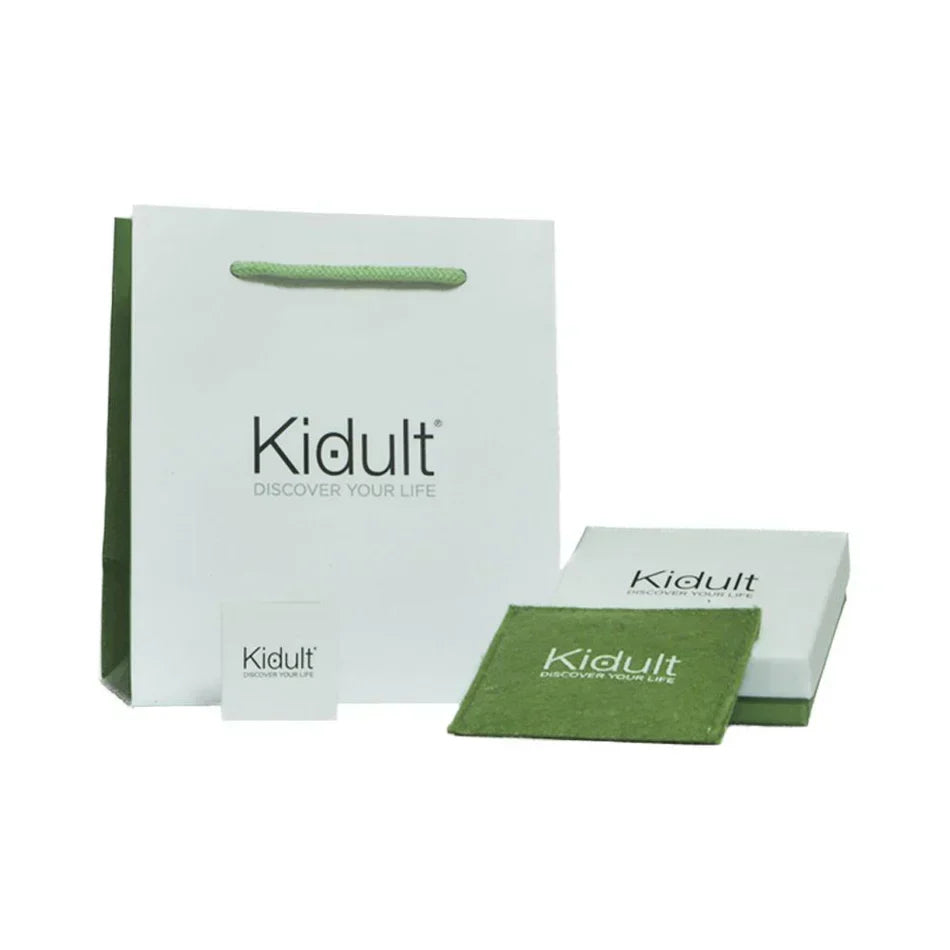 Kidult Orecchini dorati tondi con pendente cerchio - 861124