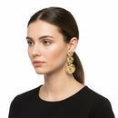 Orecchini GIOVANNI RASPINI IN BRONZO DORATO cascata dakota - N0012