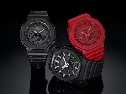 G-SHOCK Classic, Serie GA-2100 rosso 45mm - GA-2100-4AER