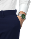 Tissot Le Locle Powermatic 80 Uhr, grünes Zifferblatt, 39,30 mm – T0064071109300