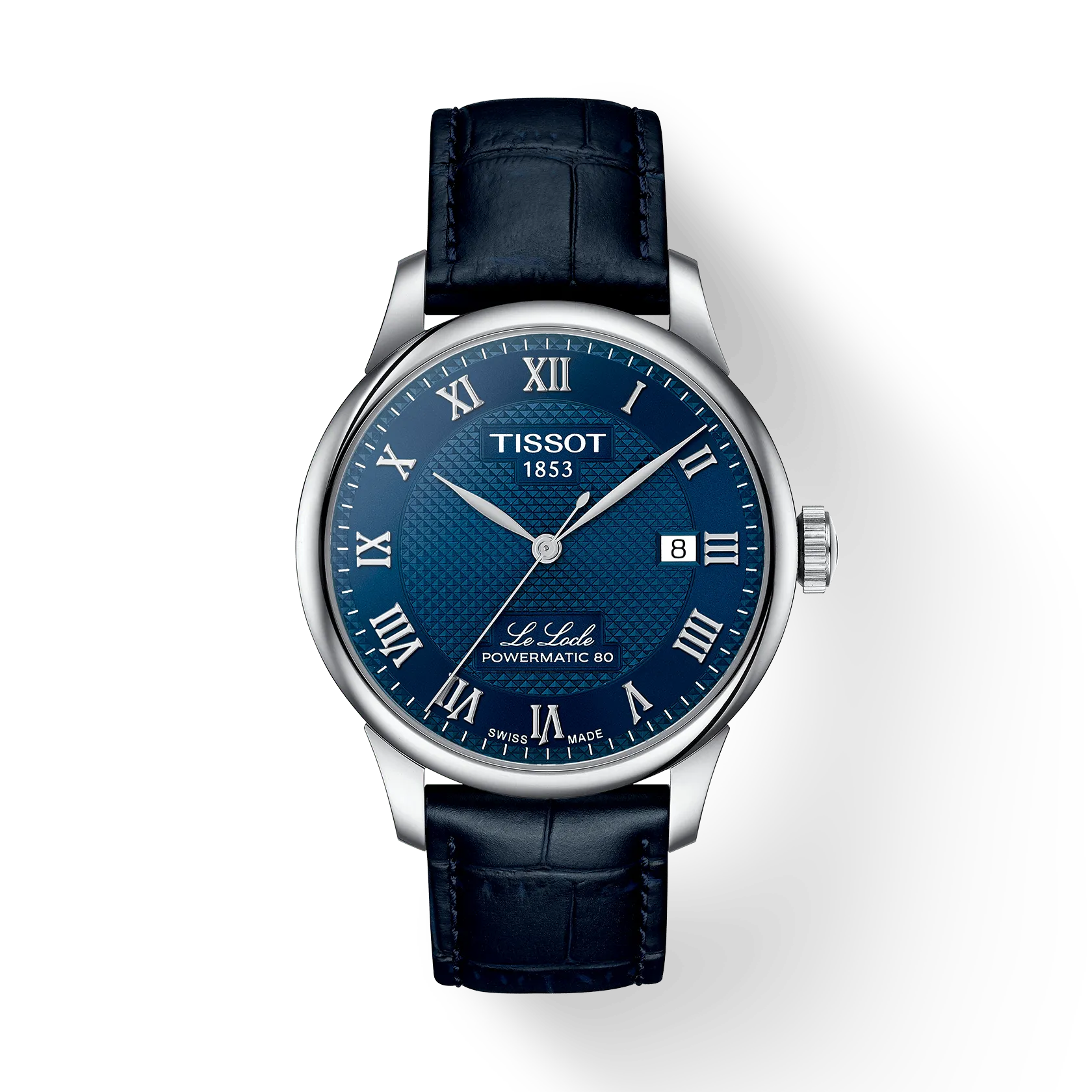 OROLOGIO TISSOT Le Locle, movimento automatico, quadrante blu, 39mm - T0064071604300