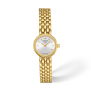 OROLOGIO Tissot Lovely DONNA, QUARZO silver e bracciale PVD oro giallo, 19.5mm - T0580093303100