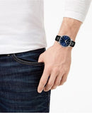 OROLOGIO TISSOT TRADITION, Cinturino di pelle e quadrante blu, 42mm - T0636101604700