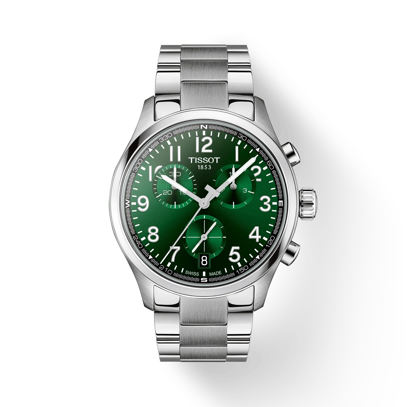 OROLOGIO TISSOT Chrono L 42mm, quarzo quadrante verde - T1164171109200
