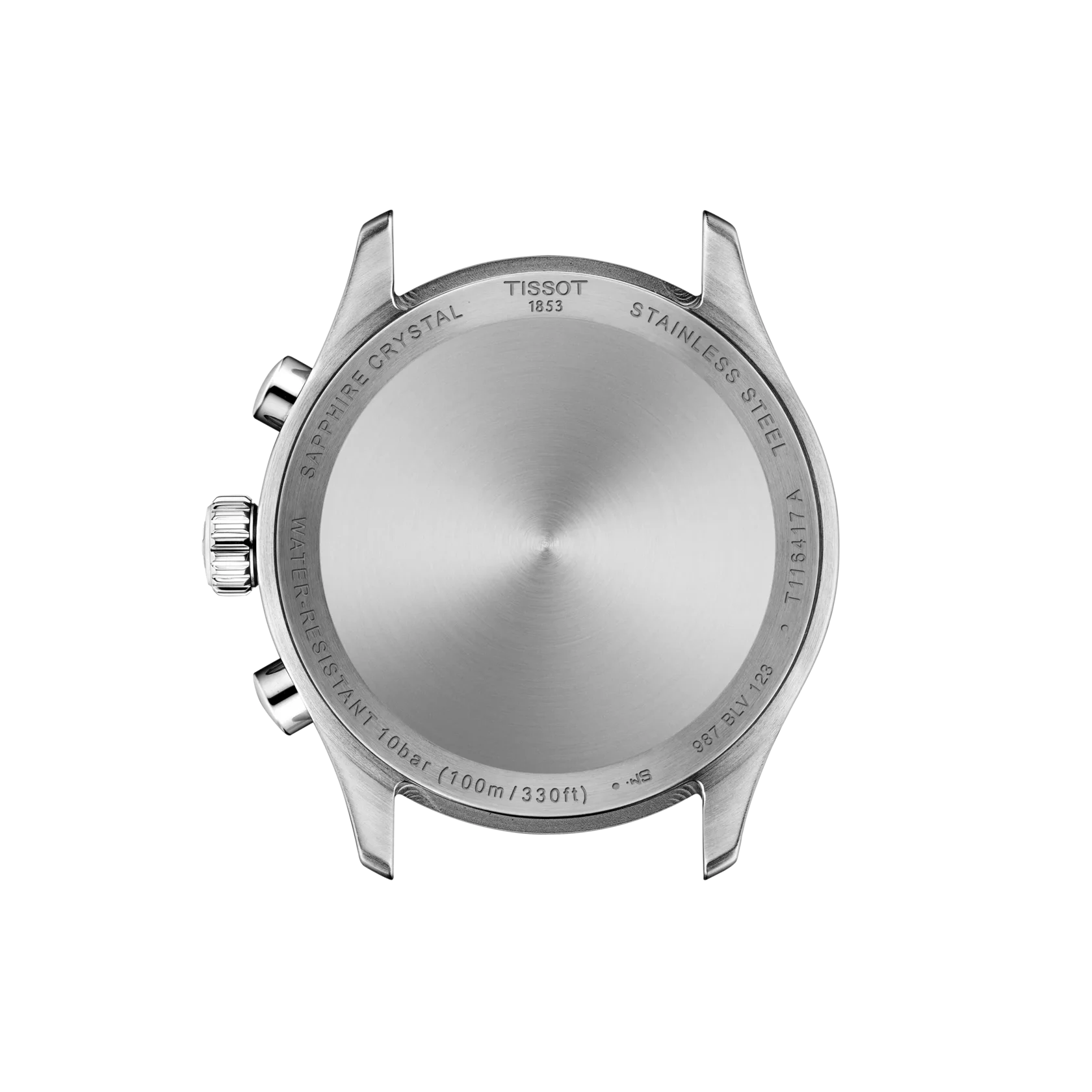 Orologio Tissot Chrono L 42mm, quarzo con Cinturino in pelle e quadrante nero - T1164171605200