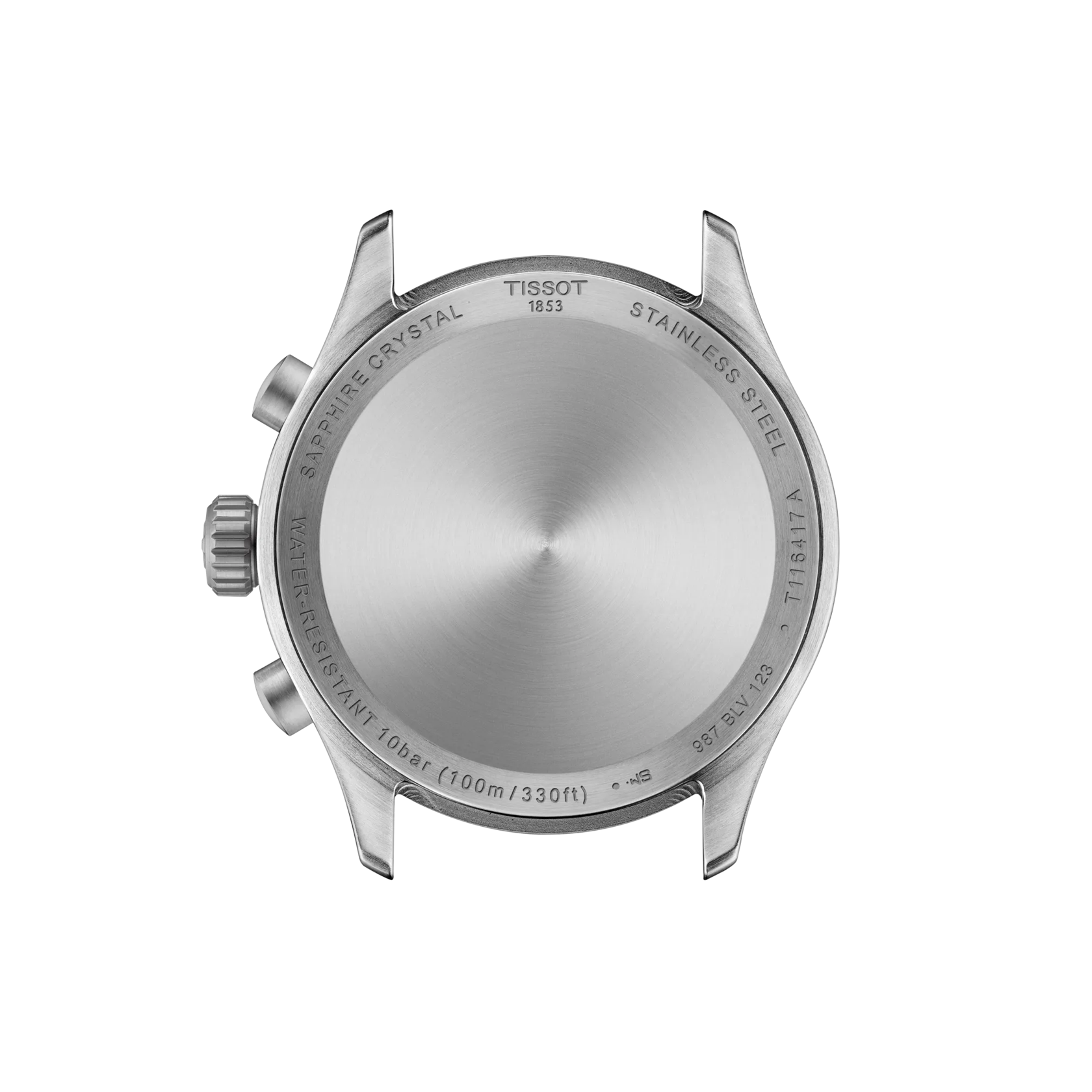OROLOGIO TISSOT Chrono L 42mm, quarzo cinturino in pelle e quadrante nero - T1164171605201