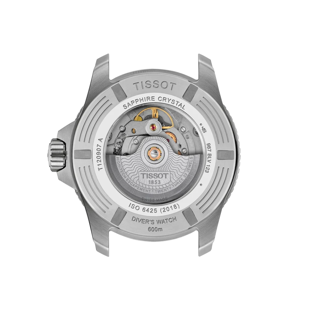 Orologio Tissot Seastar 2000, automatico quadrante orange, 44mm - T1209071728100