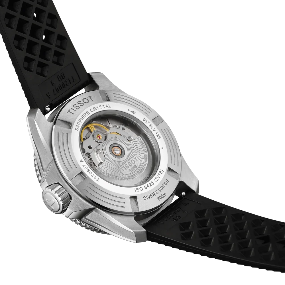 Orologio Tissot Seastar 2000, automatico quadrante orange, 44mm - T1209071728100