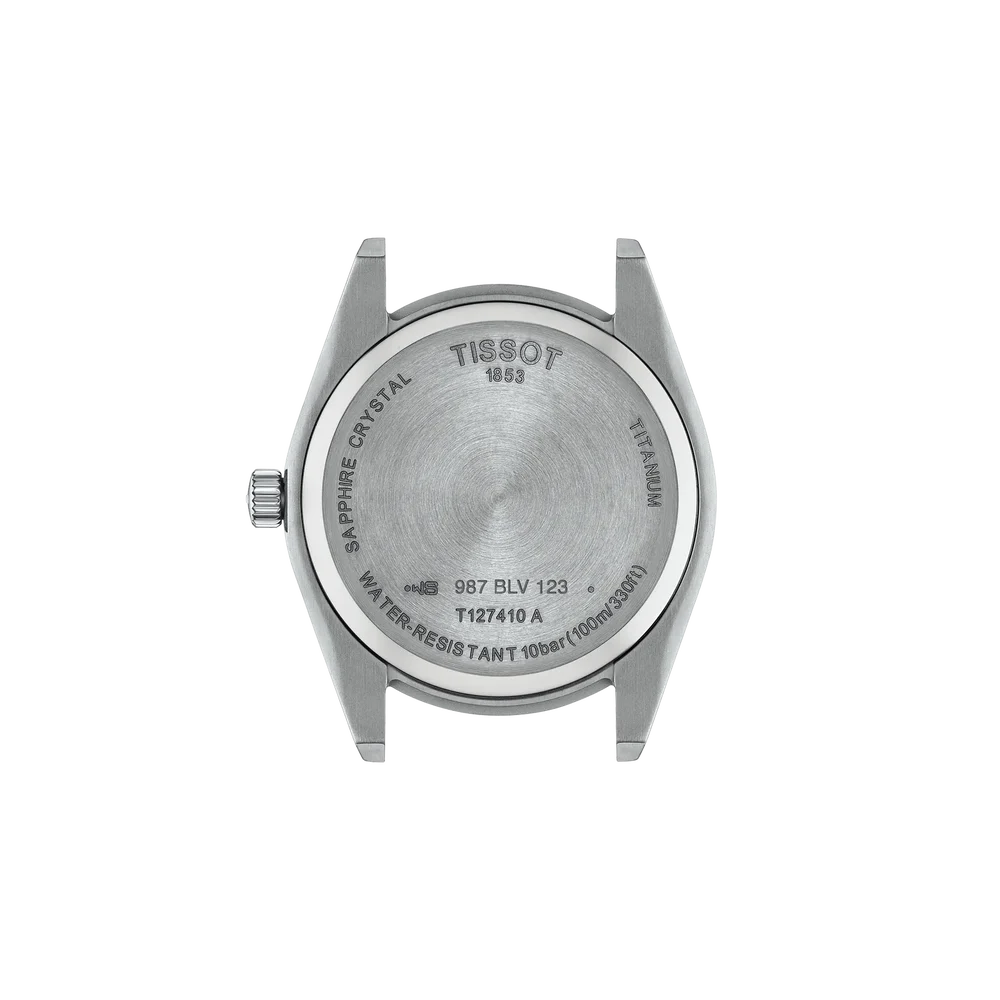 TISSOT GENTLEMAN, QUARZO TITANIUM QUADRANTE BLU, 40MM - T1274104404100