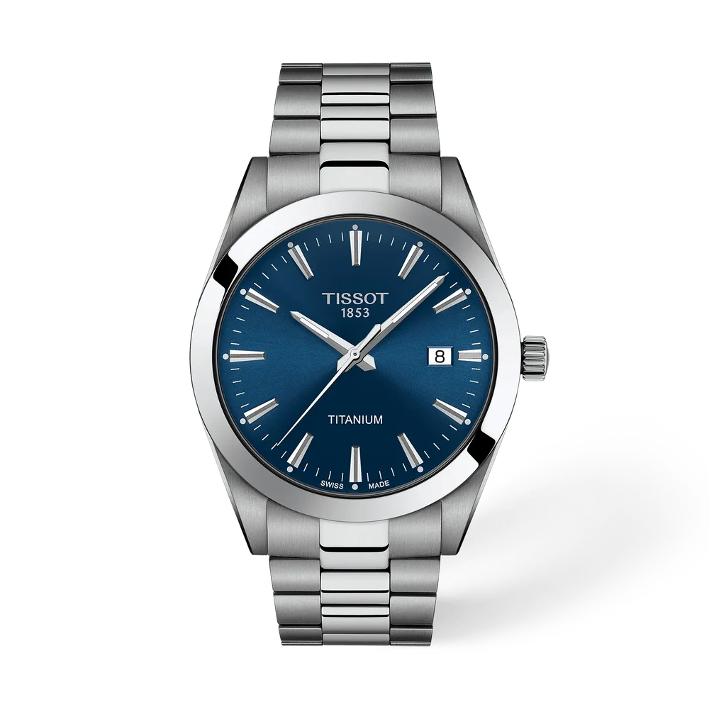 TISSOT GENTLEMAN, QUARZO TITANIUM QUADRANTE BLU, 40MM - T1274104404100