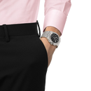 OROLOGIO TISSOT PRX, Quadrante nero, cronografo movimento quarzo, 41mm - T137.417.11.051.00