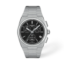 OROLOGIO TISSOT PRX, Quadrante nero, cronografo movimento quarzo, 41mm - T137.417.11.051.00