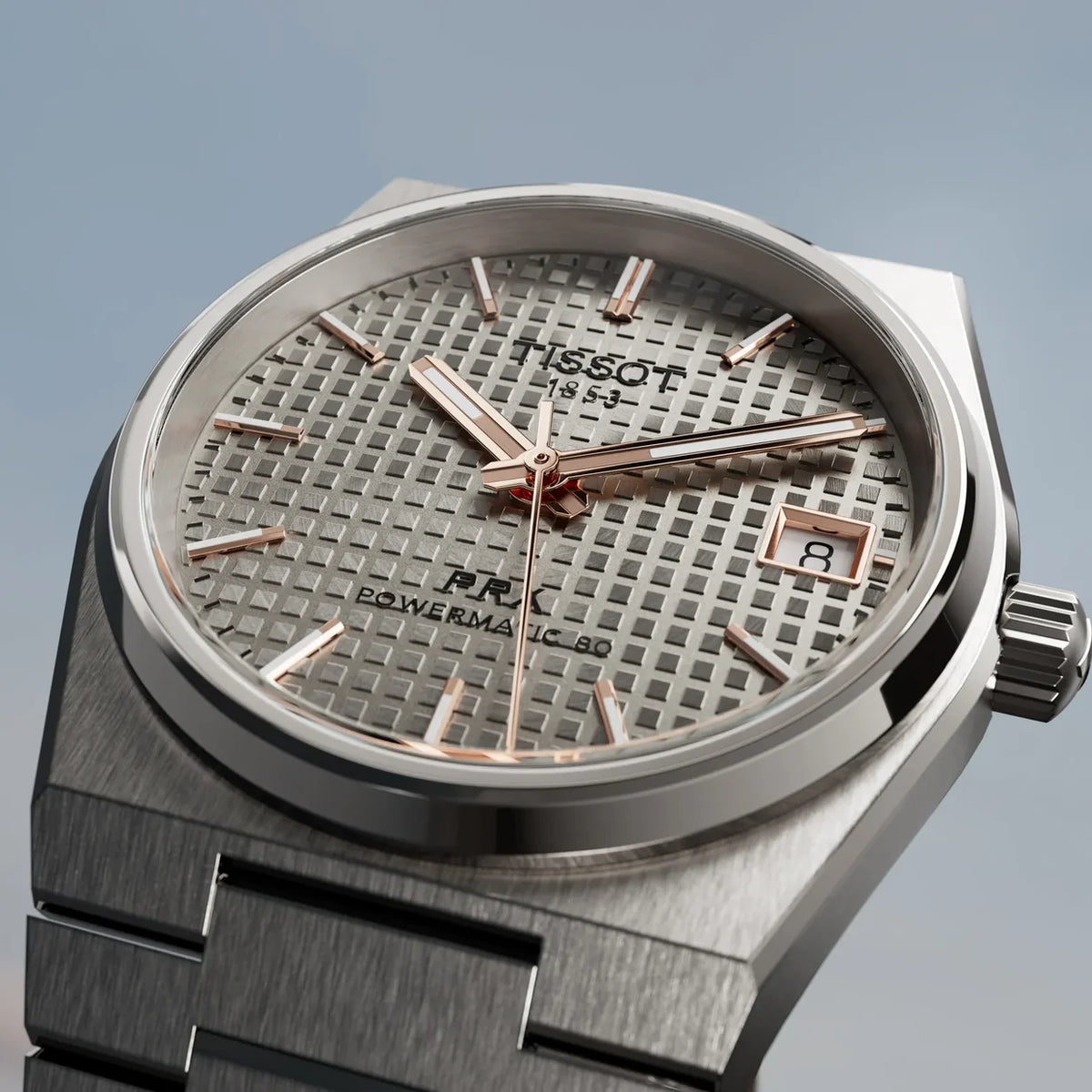 OROLOGIO Tissot PRX, MOVIMENTO AUTOMATICO, Titanio QUADRANTE ANTRACITE, 38mm - T1378074406100