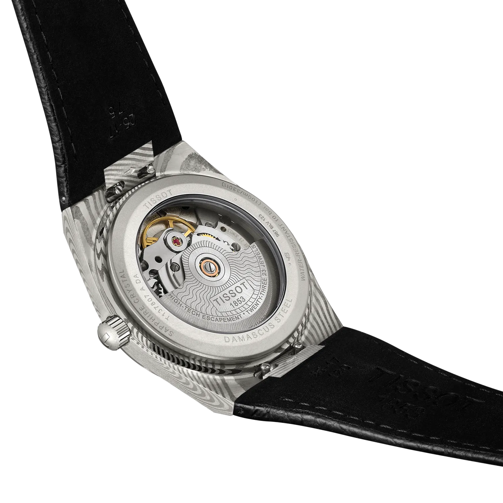 OROLOGIO Tissot PRX, MOVIMENTO AUTOMATCO, IN ACCIAIO DAMASCO MARMORIZZATO, 38mm - T1378079608100