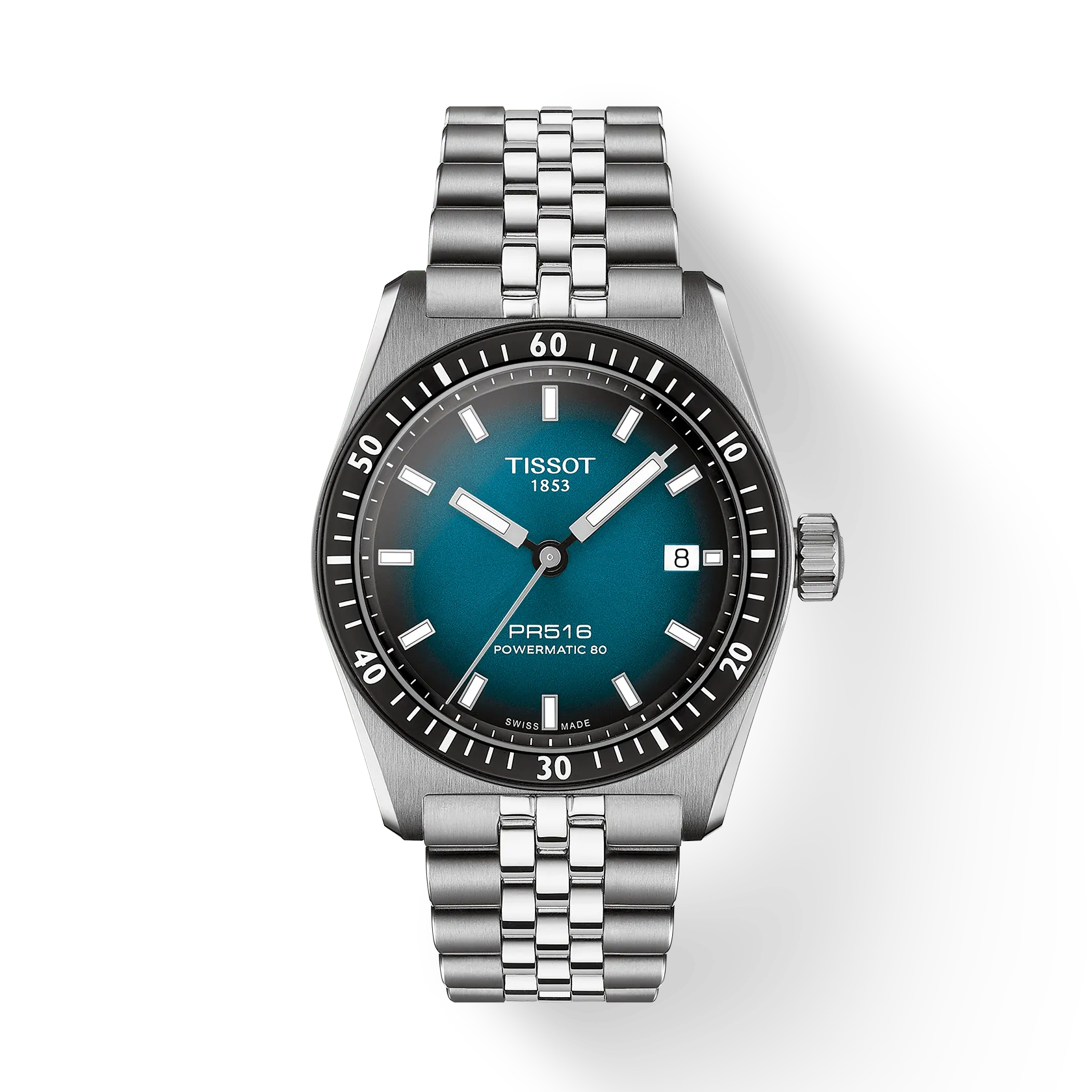 OROLOGIO TISSOT PR516, Quadrante blu sfumato automatico, 38MM - T1494071104100