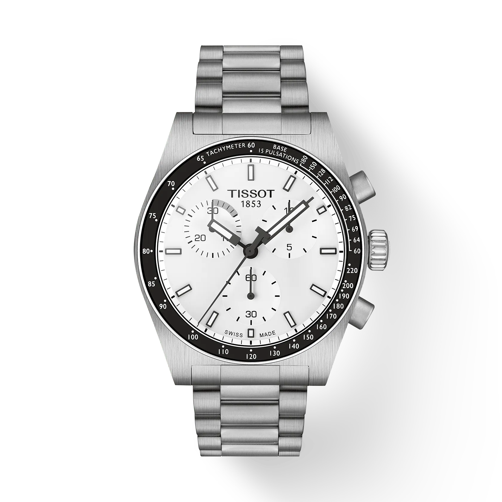OROLOGIO TISSOT PR516 CHRONOGRAPH, QUADRANTE BIANCO AL QUARZO, 40MM - T1494171101100