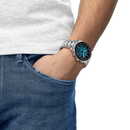 OROLOGIO TISSOT PR516 CHRONOGRAPH, QUADRANTE BLU SFUMATO AL QUARZO, 40MM - T1494171104101