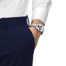 orologio Tissot PR 100, cronografo al quarzo quadrante bianco, 40mm - T1504171101100