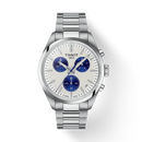 orologio Tissot PR 100, cronografo al quarzo quadrante bianco, 40mm - T1504171101100