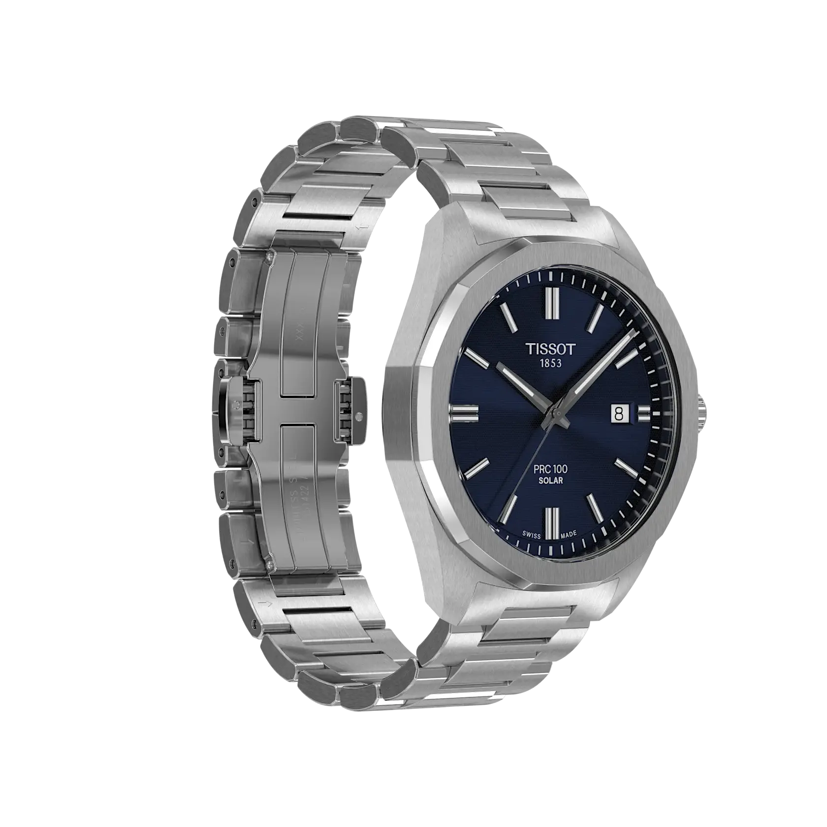 Tissot PRC 100 Solar Quartz, quadrante blu, 39mm- T1514221104100