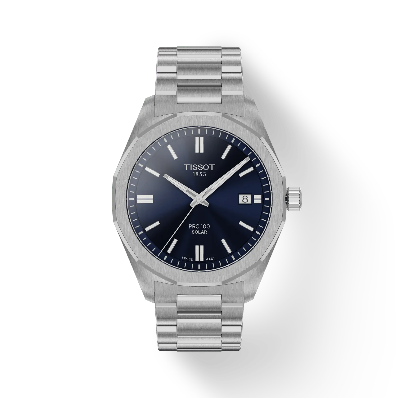 Tissot PRC 100 Solar Quartz, quadrante blu, 39mm- T1514221104100