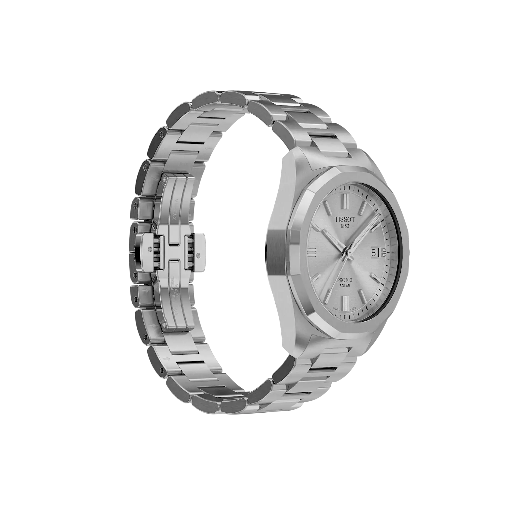 Orologio Tissot PRC 100 Solar, quadrante silver, 34mm - T1518221103100