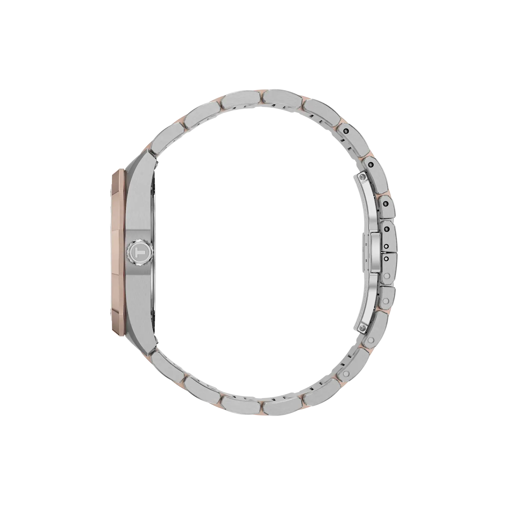 OROLOGIO Tissot PRC 100 Solar, BICOLOR QUADRANTE MADREPERLA, 34mm- T1518222211100