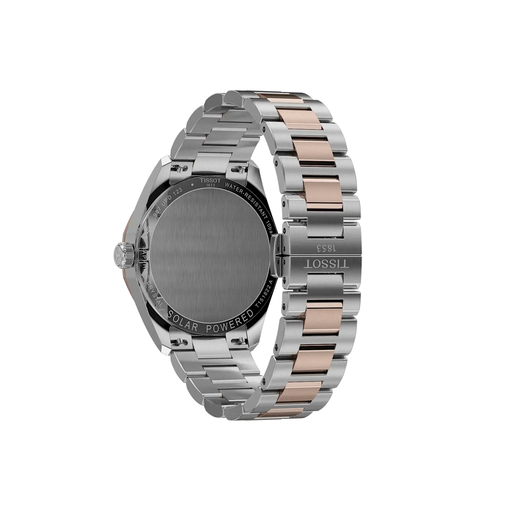 OROLOGIO Tissot PRC 100 Solar, BICOLOR QUADRANTE MADREPERLA, 34mm- T1518222211100