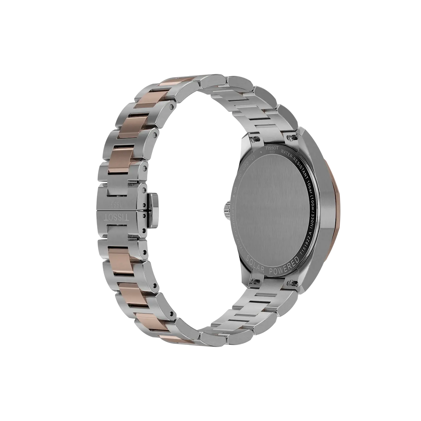 OROLOGIO Tissot PRC 100 Solar, BICOLOR QUADRANTE MADREPERLA, 34mm- T1518222211100