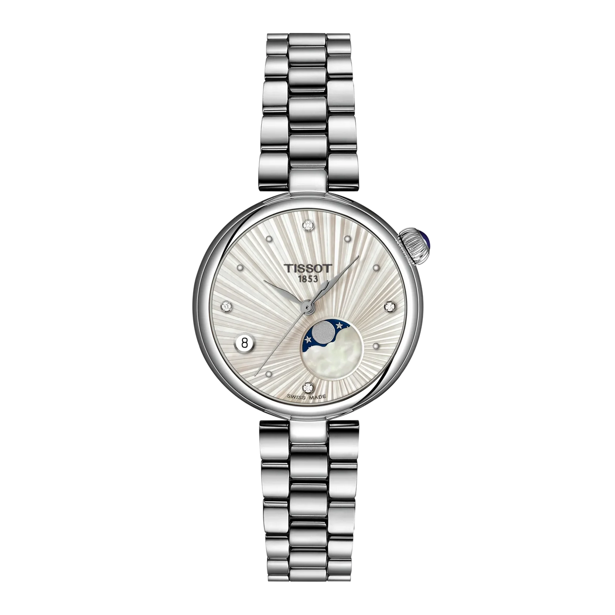 Orologio Tissot Desir, Quarzo fasi lunari, quadrante silver, 30mm - T1522231103600