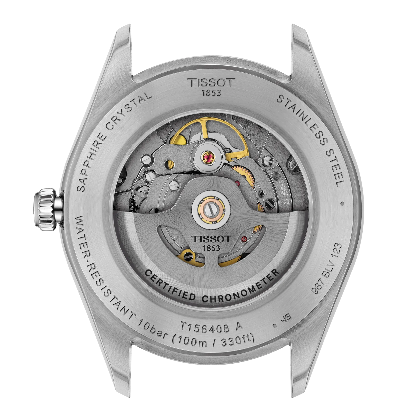 Orologio Tissot Ballade, AUTOMATICO QUADRANTE SILVER, CERTIFICATO COSC, 39mm - T1564081103300