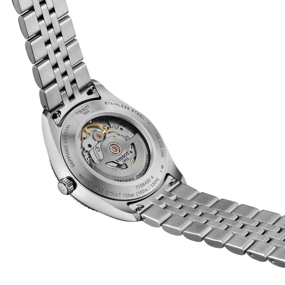 Orologio Tissot Ballade, AUTOMATICO QUADRANTE ICE BLUE, CERTIFICATO COSC, 39mm - T1564081135300