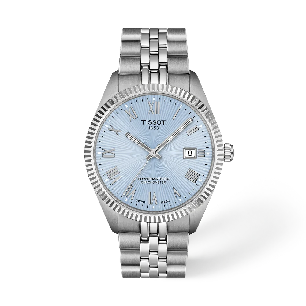 Orologio Tissot Ballade, AUTOMATICO QUADRANTE ICE BLUE, CERTIFICATO COSC, 39mm - T1564081135300