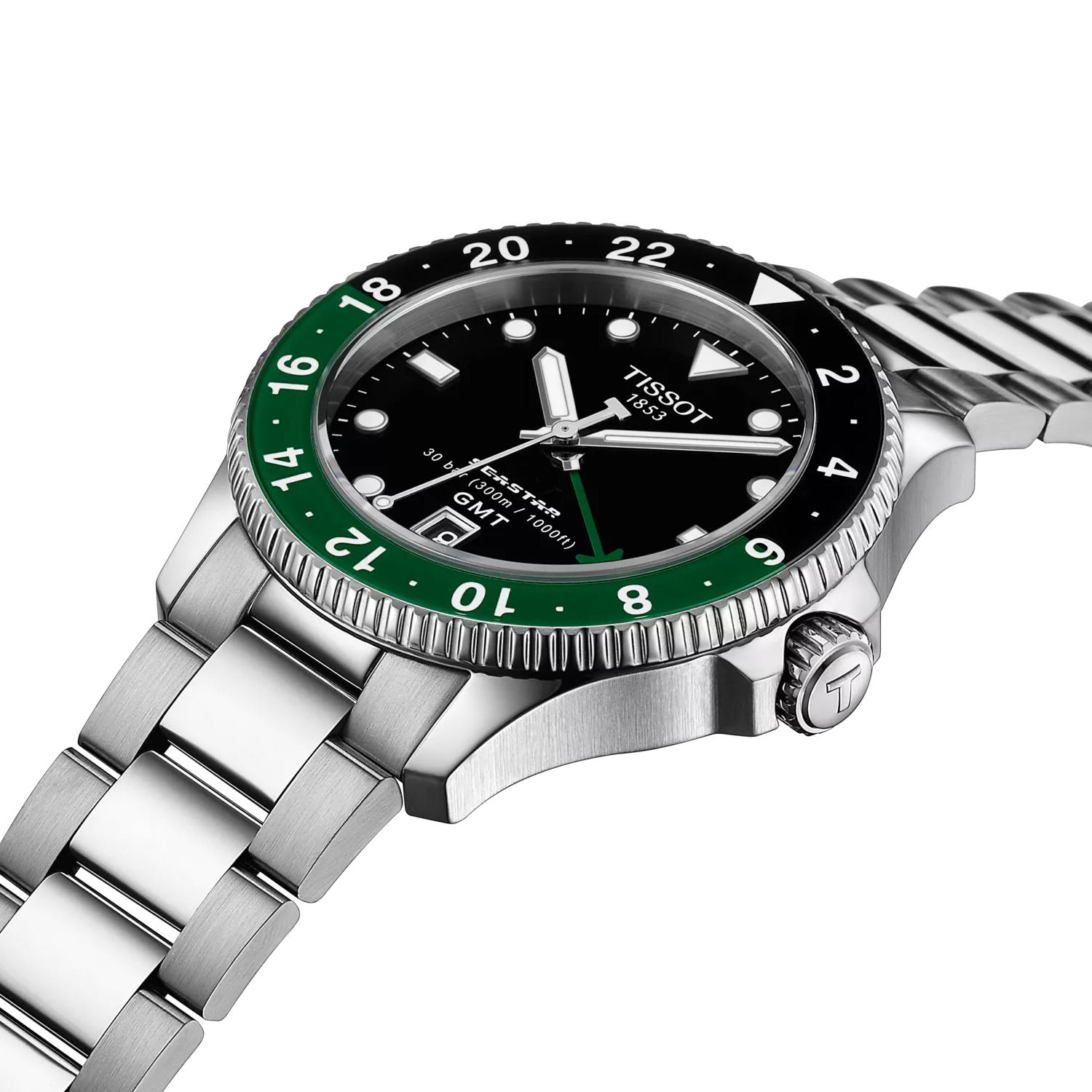 Oroligio Tissot Ballade, QUADRANTE VERDE, 40mm - T1564101109100