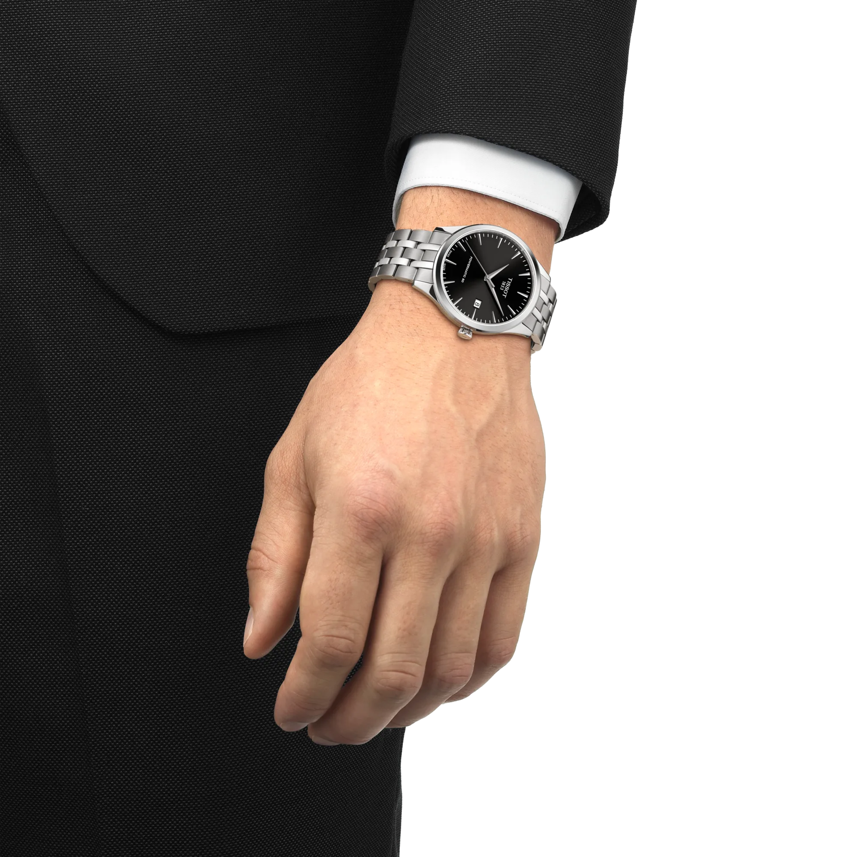 OROLOGIO TISSOT CLASSIC DREAM, Quadrante nero, MOVIMENTO AUTOMATICO, 40mm - T1584071105100