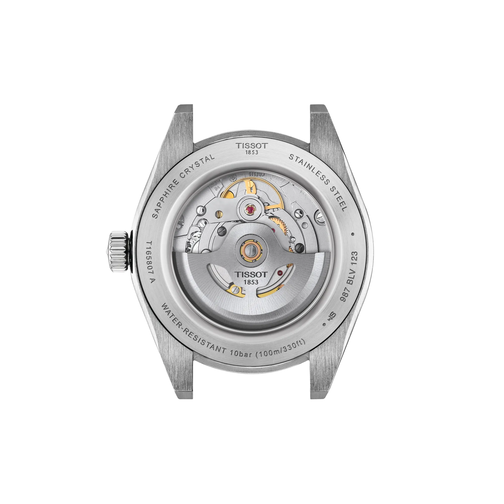 OROLOGIO TISSOT Gentleman 38mm, AUTOMATICO quadrante SILVER - T1658071103100