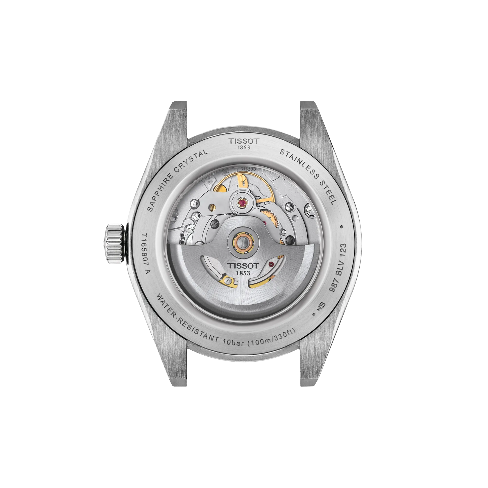 OROLOGIO TISSOT Gentleman 38mm, AUTOMATICO quadrante blu - T1658071104100