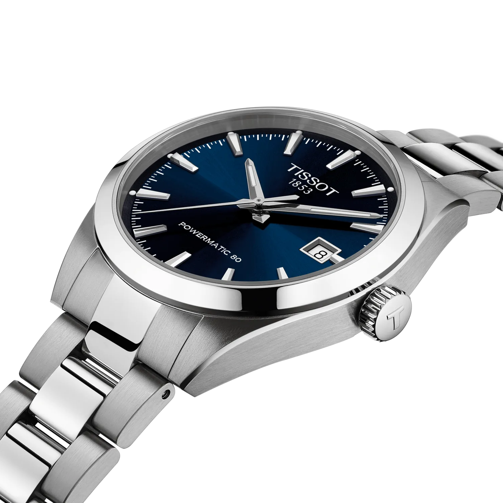 OROLOGIO TISSOT Gentleman 38mm, AUTOMATICO quadrante blu - T1658071104100