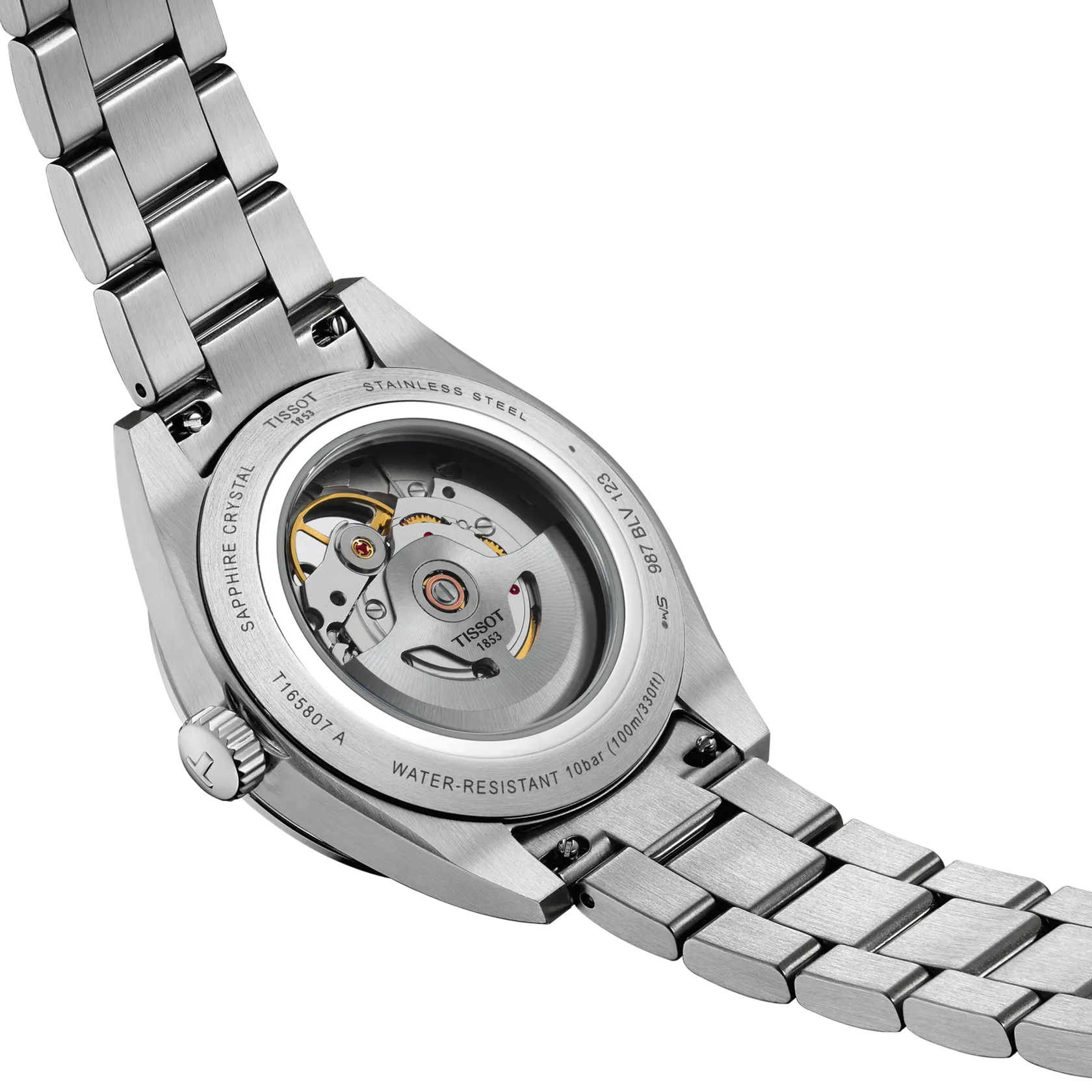 OROLOGIO TISSOT Gentleman 38mm, AUTOMATICO quadrante blu - T1658071104100