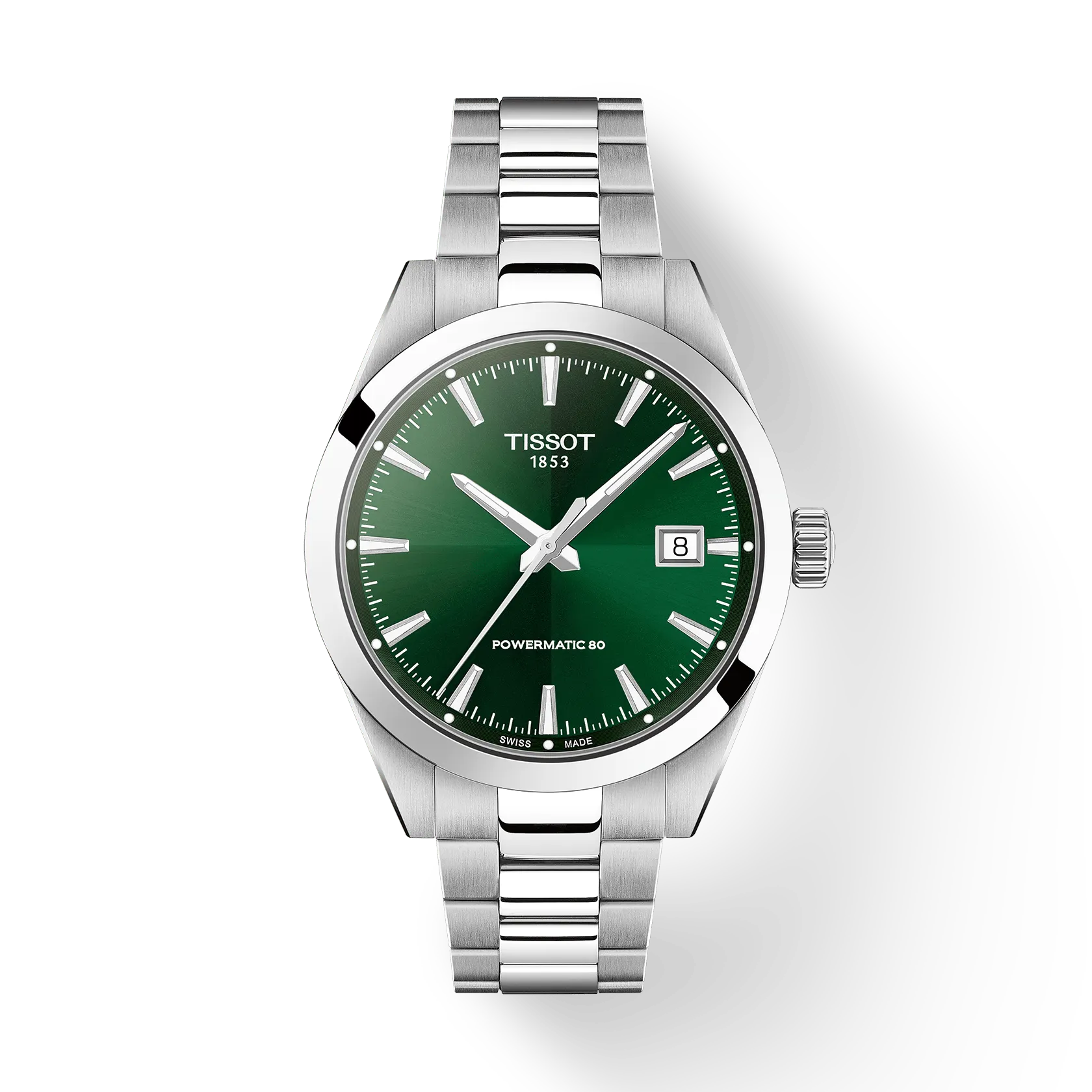 OROLOGIO TISSOT Gentleman 38mm, AUTOMATICO quadrante verde - T1658071109100