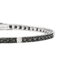 Bracelet tennis Recarlo Facecube en or avec diamants noirs, diamants noirs 1,74 ct - T39SE886/KX-20