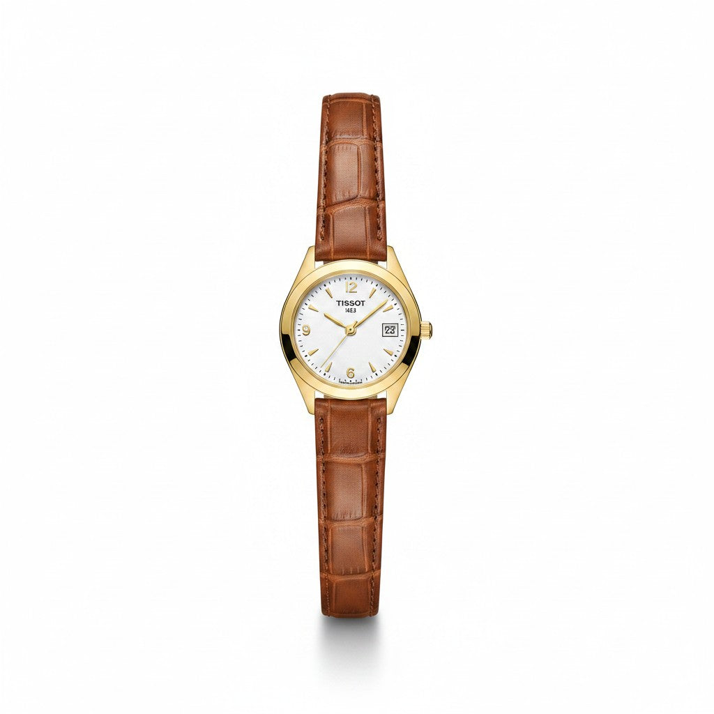 Orologio TISSOT T-Gold vintage, da donna, con cassa in oro giallo 18kt, 24mm - T71312814