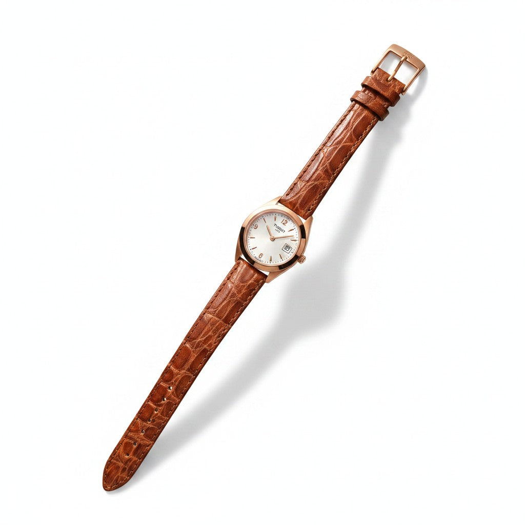 Orologio TISSOT T-Gold vintage, da donna, con cassa in oro giallo 18kt, 24mm - T71312814