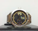 Orologio Terra Cielo Mare Disney Topolino Aviatore — 44 mm — Carica manuale Unitas 6497.1 con piccoli secondi, quadrante nero — NOS con scatola e garanzia originali - TC3000AC3PA