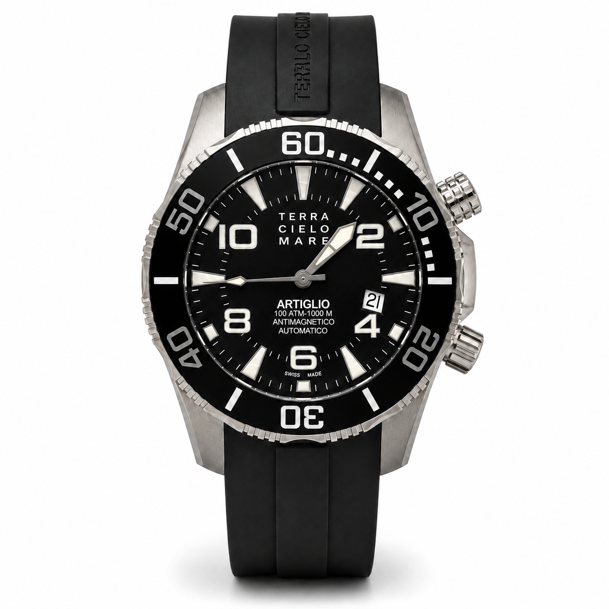 Orologio Terra Cielo Mare, collezione Artiglio — Diver 1000 m — NOS mai venduto, prezzo di listino originale - TC7033AC3PA