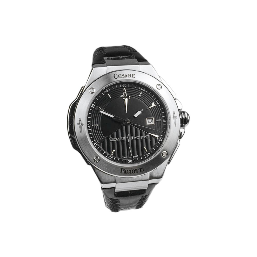 Orologio Cesare Paciotti, Black River, quadrante nero al quarzo, 42mm - TSST087