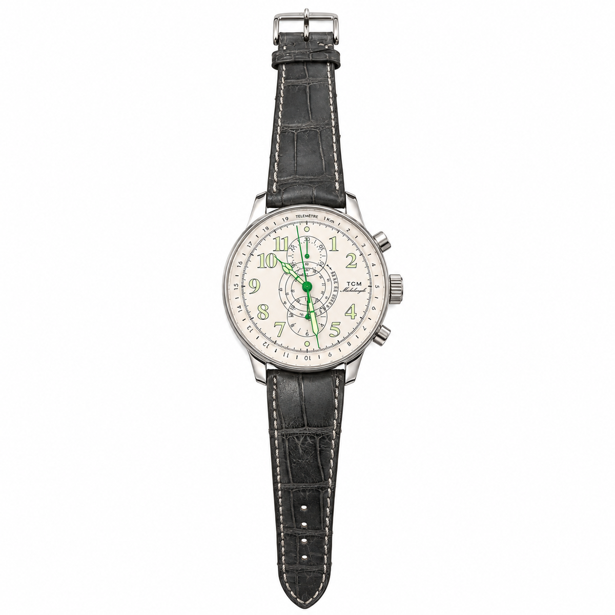 Orologio Terra Cielo Mare Michelangelo Cronografo — 42 mm — Automatico con cronografo e scala telemetrica — NOS con scatola originale - TC6005AC2PA