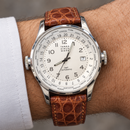 Orologio Terra Cielo Mare  World Wide GMT — 42 mm — Automatico ETA 2824-2 con anello world time, quadrante bianco — NOS con scatola originale - TC6051AC2PA