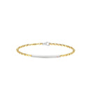 Bracciale Zancan da Uomo - Insignia Gold in Oro Giallo 18 Carati con Diamante 0,02 ct - UB006GB